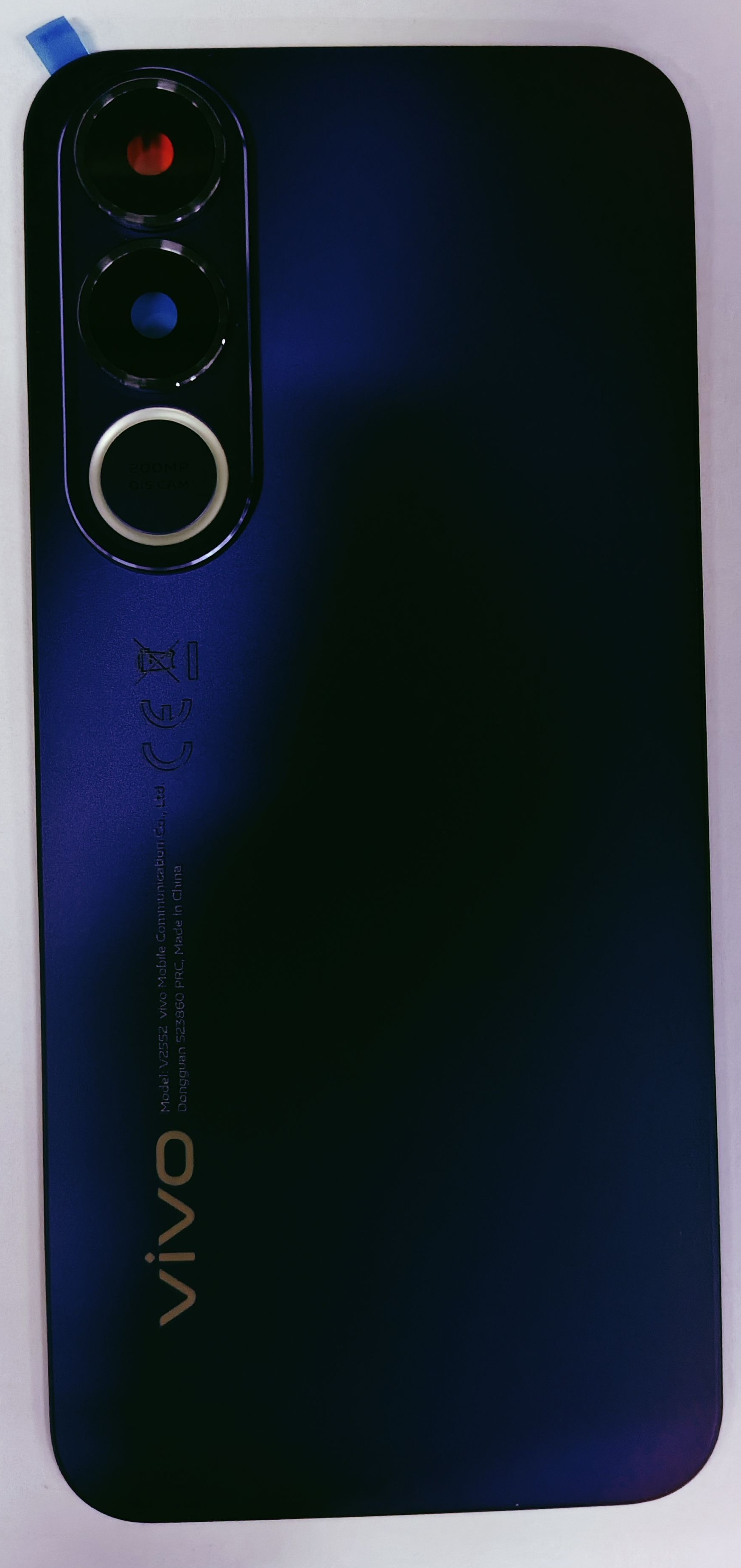 V70 FE Back Cover Blue